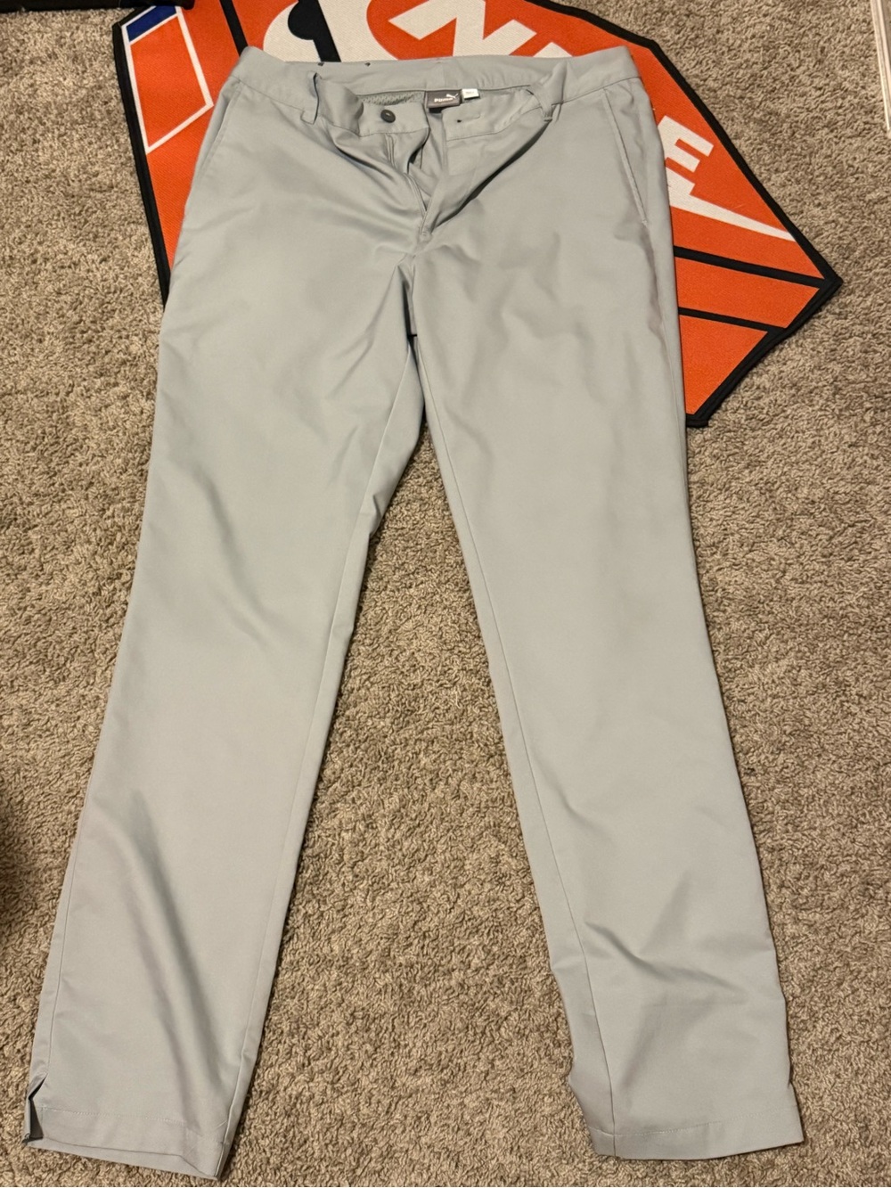 Puma Men's Light Gray Golf Pants